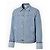 Loewe Anagram Jeansjacke mit Lederdetails Blau - Ansicht 16