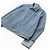 Loewe Anagram Jeansjacke mit Lederdetails Blau - Ansicht 7