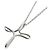 Autre Marque Tiffany & Co. Open Cross Halskette