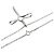 Autre Marque Tiffany & Co. Open Cross Halskette - Ansicht 2