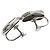 Autre Marque Tiffany Bean Silver Clip-Ohrringe - Ansicht 3