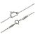 Autre Marque Collar Tiffany & Co. 3P Triple Open Heart en Plata - vista 3
