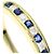 Autre Marque Tiffany & Co. Half Eternity Saphir- und Diamantring - Ansicht 8