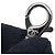 Bolsa de ombro Chanel em couro de bezerro preto - vista 11