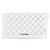 Borsa a tracolla con catena Chanel Matelassé Bianco - vista 13