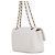Borsa a tracolla con catena Chanel Matelassé Bianco - vista 2