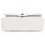 Borsa a tracolla con catena Chanel Matelassé Bianco - vista 3