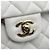 Borsa a tracolla con catena Chanel Matelassé Bianco - vista 9