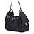 Sac à épaule mini à chaîne en denim Chanel Noir - vue 2