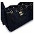 Sac à épaule mini à chaîne en denim Chanel Noir - vue 8