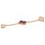 Autre Marque Bracciale Charm Alhambra Van Cleef & Arpels in Oro Rosa con Corniola - vista 2