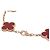 Autre Marque Bracciale Charm Alhambra Van Cleef & Arpels in Oro Rosa con Corniola - vista 4