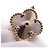 Autre Marque Bracciale Charm Alhambra Van Cleef & Arpels in Oro Rosa con Corniola - vista 5