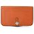 Hermès Cartera larga Hermes Dogon Duo GM en Orange Naranja