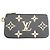 Louis Vuitton Pochette Trio Crafty Collection Castaño Negro - vista 2