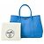 Hermès Borsa a mano HERMES Garden TPM 30 in pelle Negonda Blu