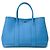 Hermès Borsa a mano HERMES Garden TPM 30 in pelle Negonda Blu - vista 2