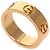 Anillo Cartier Love en oro rosa 18K