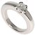 Anello solitario Cartier C con diamante
