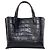 Bolsa de mão em couro 2-Way Coach Preto - vista 2