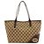 Bolso Tote Gucci 169946 New Brit GG Castaño