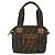 Fendi Vintage FF Zip Zucca Canvas Small Braun