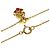 Collana Christian Dior in oro giallo 18K con rubini e diamanti - vista 2