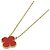 Van Cleef & Arpels Vintage Alhambra Karneol Halskette