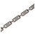 Pulsera Cartier Figaro en oro blanco de 18K - vista 2