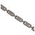 Pulsera Cartier Figaro en oro blanco de 18K - vista 3