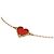 Bracciale Sweet Alhambra Cuore in Corniola Van Cleef & Arpels - vista 2