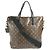 Bolso de Negocios Louis Vuitton Monogram Macassar Kitan Castaño Negro