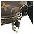Bolso de Negocios Louis Vuitton Monogram Macassar Kitan Castaño Negro - vista 13
