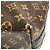 Bolso de Negocios Louis Vuitton Monogram Macassar Kitan Castaño Negro - vista 7