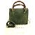 Borsa a spalla Gucci Vintage Bamboo in camoscio Verde - vista 4