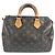 Bolso Louis Vuitton Monogram Speedy 25 Castaño - vista 2