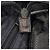 Tote Sac cabas Prada en nylon noir et rouge - vue 11