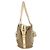 Prada Logo Tote Bag in Canvas Brown Cream - view 3