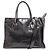 Tod's D 2-Way Tote Bag aus schwarzem Leder