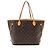 Borsa Tote Louis Vuitton Monogram Canvas Neverfull MM Marrone