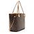 Borsa Tote Louis Vuitton Monogram Canvas Neverfull MM Marrone - vista 2