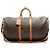 Louis Vuitton Vintage Monogram Canvas Keepall Bandouliere 55 Duffle Braun