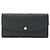 Louis Vuitton Portefeuille Emilie Wallet Schwarz