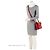 Bolsa de Ombro Louis Vuitton Monogram Empreinte Pochette Metis Vermelho - vista 5