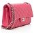 Gabrielle Chanel Classic Jumbo Double Flap Tasche aus Lammleder Pink - Ansicht 2