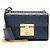 Padlock Borsa a spalla piccola Gucci Guccissima in pelle con lucchetto Blu