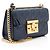 Padlock Borsa a spalla piccola Gucci Guccissima in pelle con lucchetto Blu - vista 2