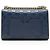 Padlock Borsa a spalla piccola Gucci Guccissima in pelle con lucchetto Blu - vista 3