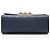 Padlock Borsa a spalla piccola Gucci Guccissima in pelle con lucchetto Blu - vista 4
