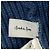 Autre Marque Spick and Span Rippstrick-Cardigan mit V-Ausschnitt und Perlmuttknöpfen Blau - Ansicht 4